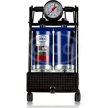 pumpička Nožní pumpička profi Germany dvoupístová s tlakoměrem