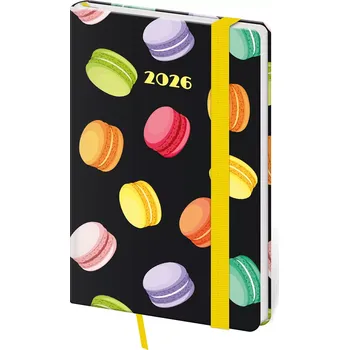 Diář Kapesní diář Vario Macarons s gumičkou