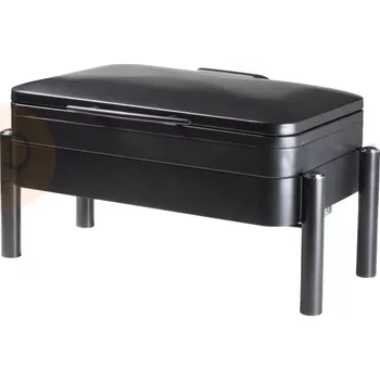 Gymnastický kůň Chafing GN 1/1 s plným víkem, matný černý 660x470 mm | AMBITION, Premium