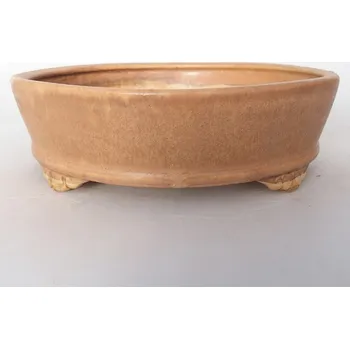 Květináč Keramická bonsai miska 18 x 18 x 5 cm růžová 154062