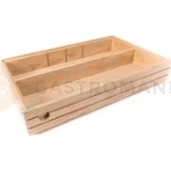 Servírovací stolek Dřevěná příčka, neutrální dub 53x8,5 cm | HORECA SERVICE, HS Design