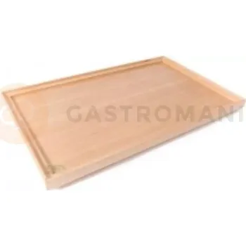 Servírovací stolek Dřevěný podstavec, neutrální dub GN 1/1 2,5 cm | HORECA SERVICE, HS Design