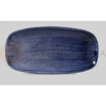 Obdélníkový talíř 153x298 mm | CHURCHILL, Stonecast Patina Cobalt Blue
