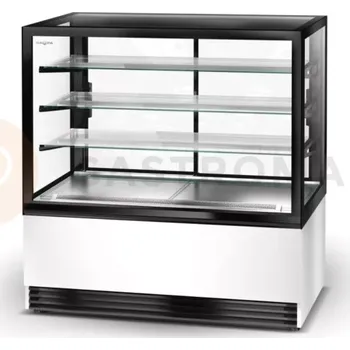 Modul cukrářské vitríny neutrální, rovné čelní sklo, 1000x795x1460 mm | RAPA, EXCELLENTE C-CN