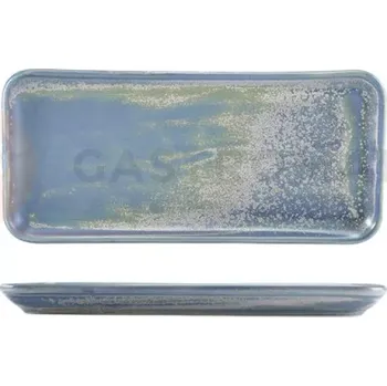 Obdélníkový talíř 24x125x270 mm | GENWARE, Terra Seafoam