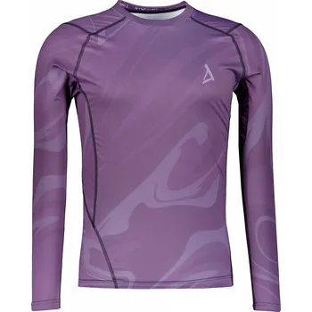 Pánské funkční kompresní tričko s dlouhým rukávem premium ALTISPORT VOJ/ALM072TR03 FIALOVÁ XL