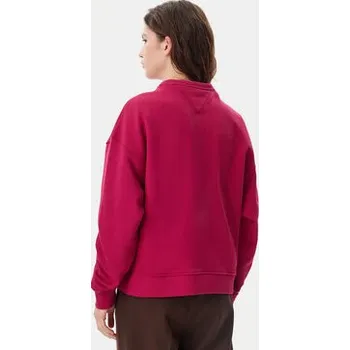 Dámská mikina Tommy Jeans Mikina DW0DW19408 Růžová Boxy Fit XXS