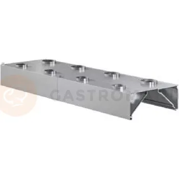 Digestoř Nástěnná rekuperačně - indukční digestoř 3500x1200x450 mm | ASBER, WEHI-3512/2