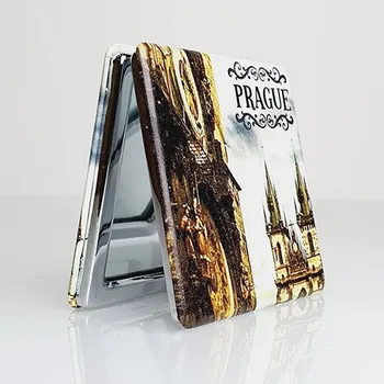 Kosmetické zrcátko Kapesní kosmetické zavírací zrcátko - orloj