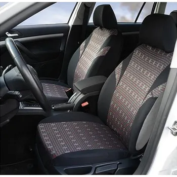 Potah sedadla Autopotahy na sedadla celého auta airbag vzor čtverečky