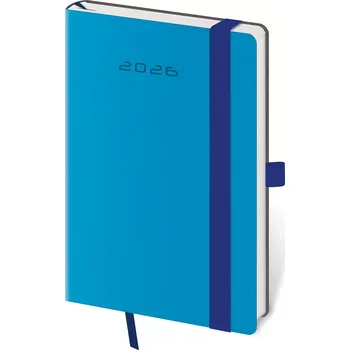 Diář Kapesní diář Flexies modrý s poutkem