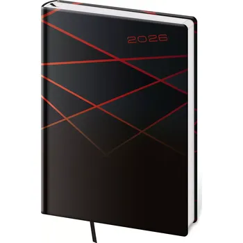 Diář Denní diář A5 Vario Black design