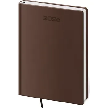 Diář Denní diář A5 Soft hnědý