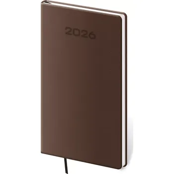 Diář Kapesní diář Soft hnědý