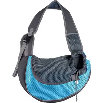 Taška pro psa a kočku Přenosná taška přes rameno pro malé psy a kočky Barva: Modrá, Velikost: S