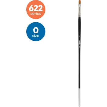 Umělecký štětec Štětec plochý MILAN č. 0 - 622