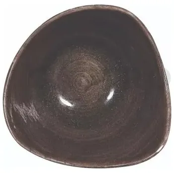 Trojúhelníková miska 260 ml, 153x153 mm | CHURCHILL, Stonecast Patina Iron Black