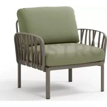 kempingová skříňka Křeslo 880x790x780 mm, tortora-giungla | NARDI, Komodo