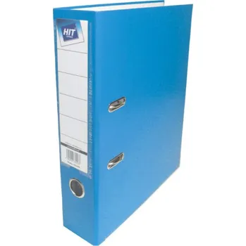 Pořadač A4 7,5cm pákový modrý PP HIT