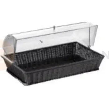 Koš na pečivo s roll-top víkem | PINTINOX, Caleido Wenge