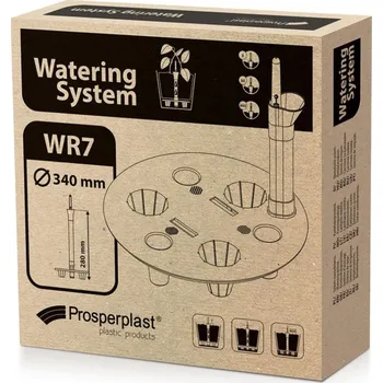 Zavlažovací systém Zavlažovací systém 31,7cm ROUND WR6 černý plastový Prosperplast