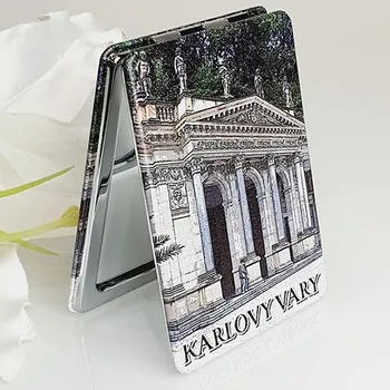 Kosmetické zrcátko Kapesní kosmetické zavírací zrcátko - Karlovy Vary