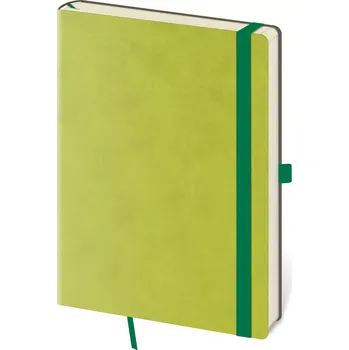 Zápisník Tečkovaný zápisník Flexies L Light Green (čtverečkovaný)