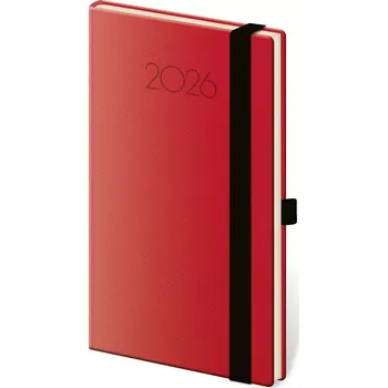 Diář Kapesní diář New Praga červený