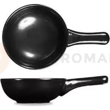 Servírovací stolek Pánev 570 ml, 245x245 mm | CHURCHILL, Rustics Black Sparkle