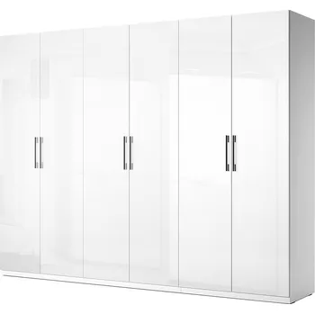 Šatní skříň Skříň 6dv bez zrcadel, série N bílá Family