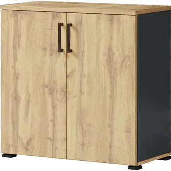 Komoda Komoda 2D, antracit / dub wotan Džurian