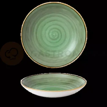 Miska coupe 2,4 l, 310x44x310 mm | CHURCHILL, Stonecast Samphire Green