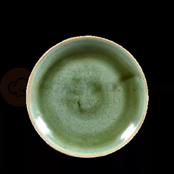 Talíř Talíř coupe 165x165 mm | CHURCHILL, Stonecast Samphire Green