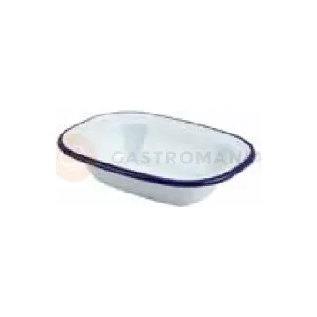 Obdélníková miska 510 ml, 45x200x150 mm, smaltovaná | GENWARE, Enamel Wide