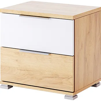 Noční stolek Noční stolek 2š dub kraft / bílý Asti