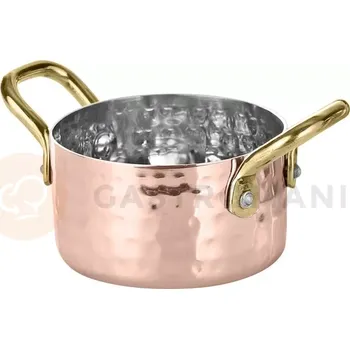 Servírovací stolek Hrnec, 2 úchyty, měděný, 600 ml, 115x70 mm | AMBITION, Charms