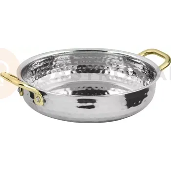 Servírovací stolek Pánev na smažení s uchy, kovaná ocel, 600 ml, 155x40 mm | AMBITION, Charms