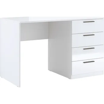 Psací stůl Stůl psací 4šx bílý lesk Happy