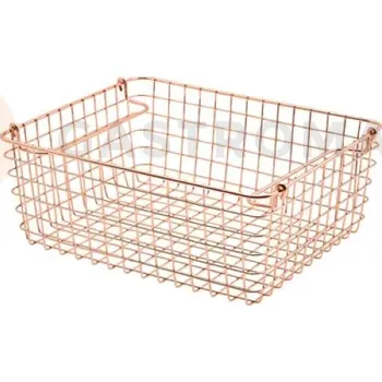 Koš s úchyty měděný 270x160x120 mm | GENWARE, 235230