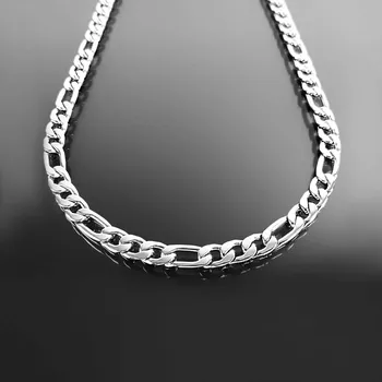 Řetízek Pánský ocelový řetízek figaro 0,6 cm č. 1281 - 50 cm