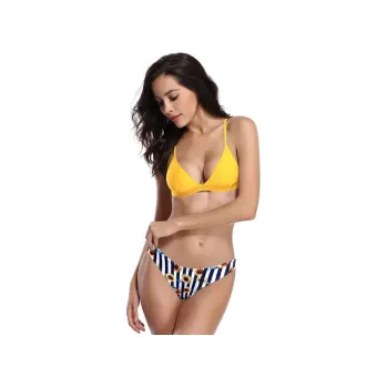 Dámské plavky Dvoudílné plavky s nízkým pasem XL