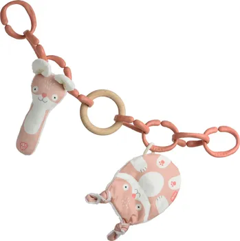 Hračka na kočárek Řetěz na kočárek / Sada 4v1 / Myška