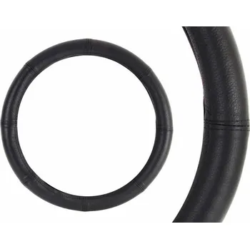 Autopotah Potah volantu pro 44 až 46cm volant z pravé kůže černý