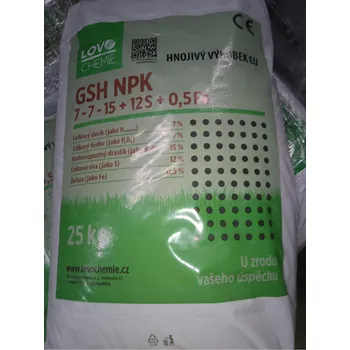 Hnojivo Lovochemie a.s., Lovosice Univerzální podzimní trávníkové hnojivo NPK 7-7-15+12S 25 kg