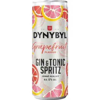 Míchaný nápoj Dynybyl Gin & Tonic Spritz Grapefruit RTD 6% obj. plech
