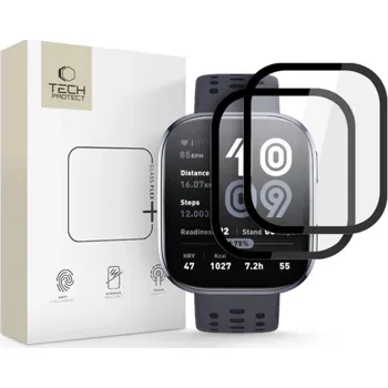 Tech-Protect | Tech-Protect Glass Flex 2x ochranné sklo na Amazfit Bip 6, černé