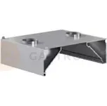 Nástěnná rekuperačně - indukční digestoř 1500x1300x450 mm | ASBER, WEHI-1513/1