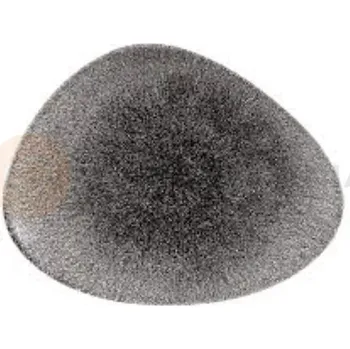 Talíř Trojúhelníkový talíř 205x305 mm | CHURCHILL, Raku Quartz Black