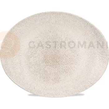 Talíř Oválný talíř coupe 255x317 mm | CHURCHILL, Raku Agate Grey