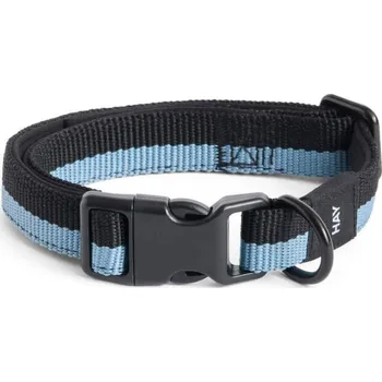 Obojek pro psa HAY Obojek pro psa Dogs Collar Flat S/M, blue/black
